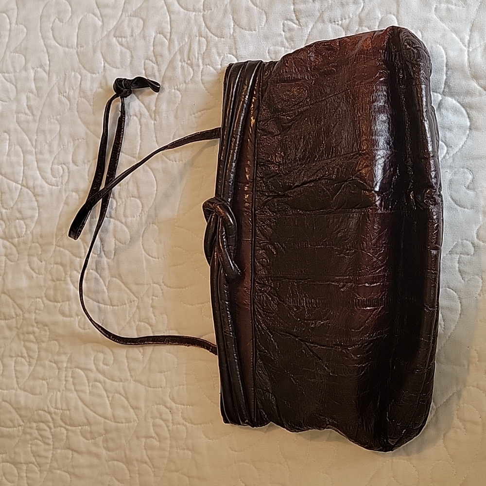 Vintage Genuine Eel Skin Handbag